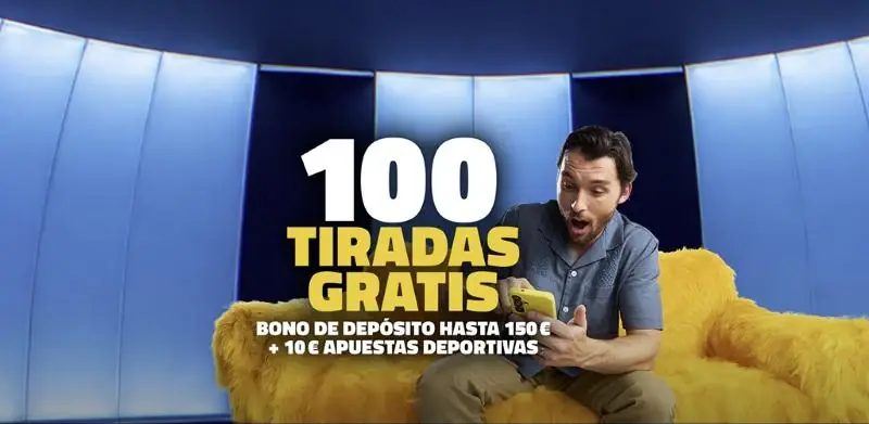 AdmiralBet: 100 tiradas gratis, bono de depósito hasta 150 € y 10 € en apuestas deportivas