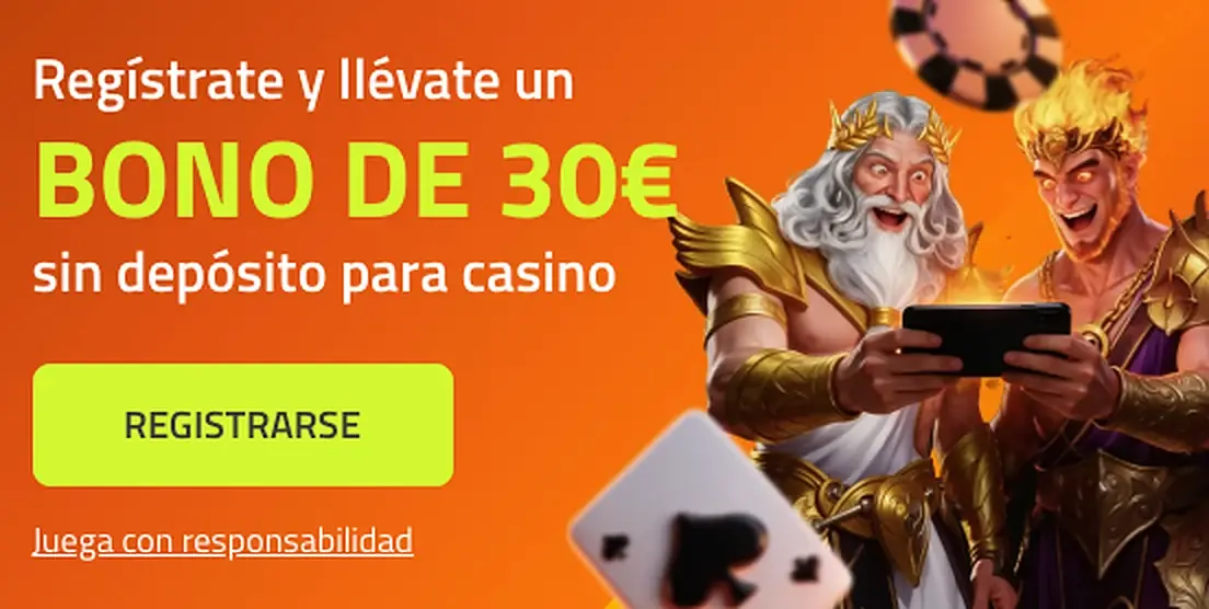 Luckia: regístrate y llévate un bono de 30 € sin depósito para casino